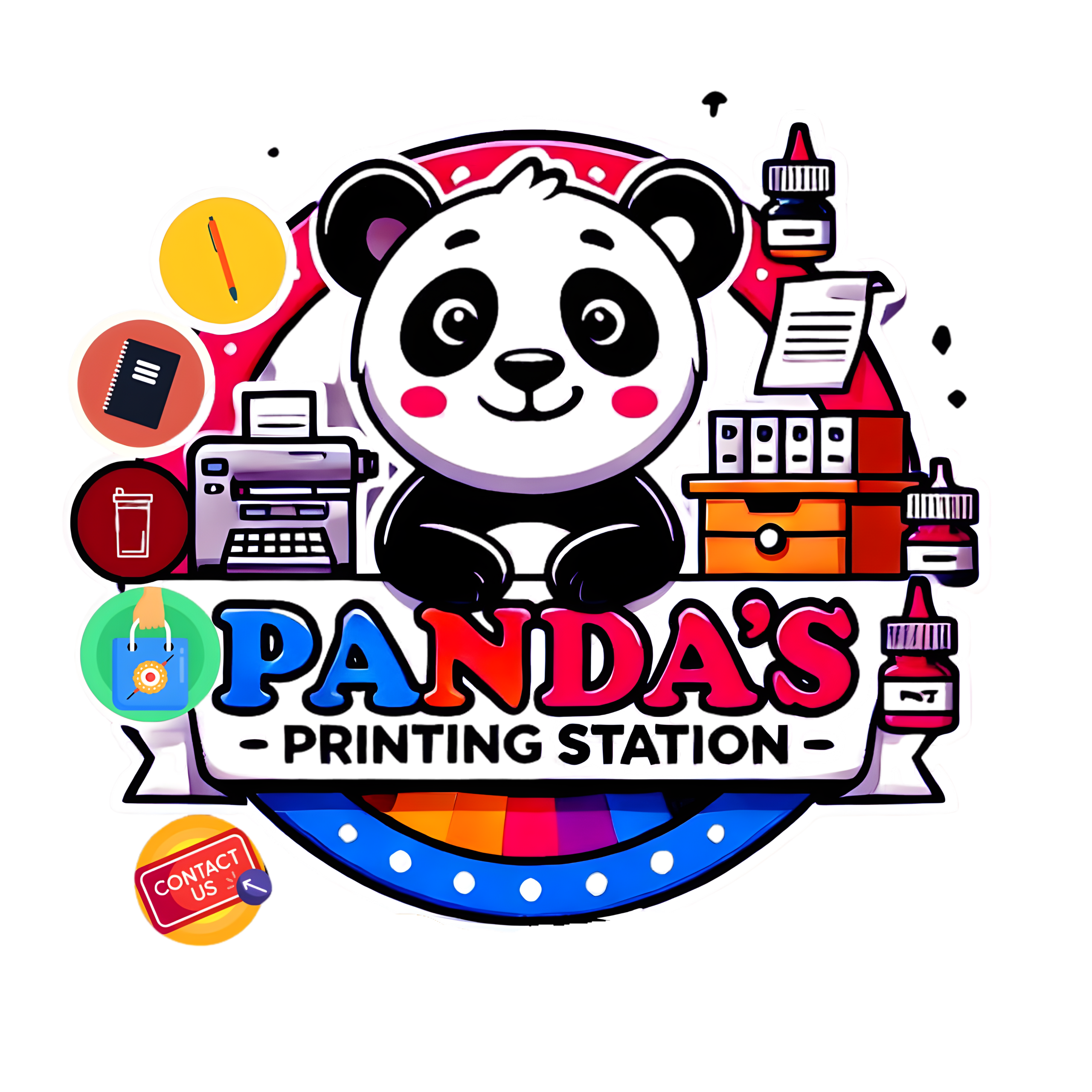 Panda's Printing station